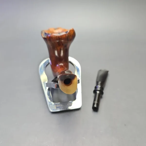 Preben Holm (for Pipe-Lon) (Early Piece; c.1960s)) Extra Large Smooth Freehand with Horn (Estate) - Image 13