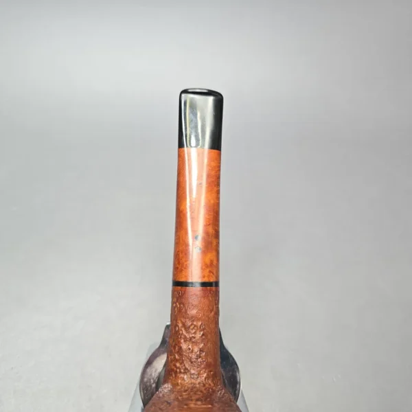 Radice (2011) Silk Cut Sandblasted Billiard with Briar Insert, Estate Briar Pipe - Image 7