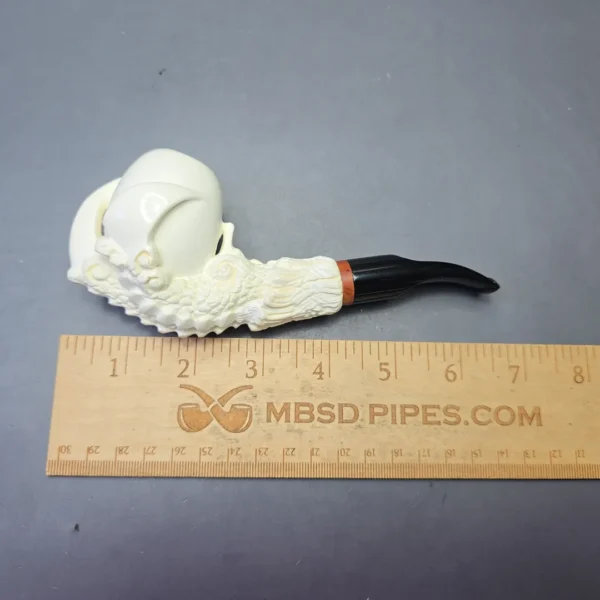 MBSD Meerschaum Deluxe Extra Large Claw with Briar-Mortise (New) - Image 11
