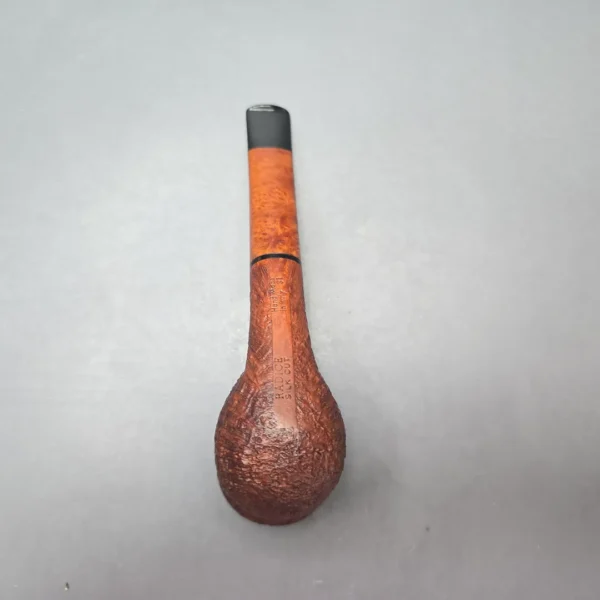 Radice (2011) Silk Cut Sandblasted Billiard with Briar Insert, Estate Briar Pipe - Image 9
