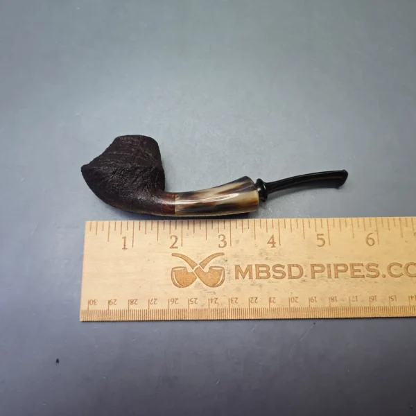 David Huber (2023) Sandblasted Speeding Volcano with Horn (Unsmoked Estate) - Image 11