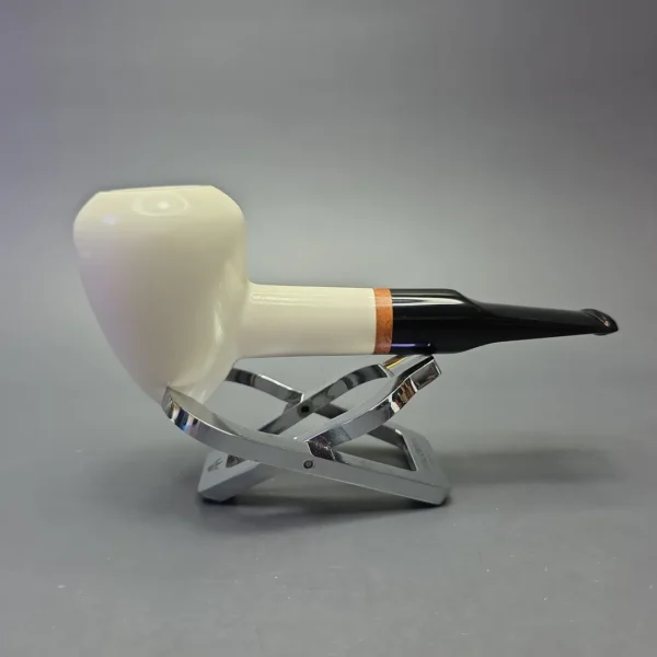 MBSD Meerschaum Deluxe Compact Smooth Acorn with Briar-Mortise (New) - Image 3