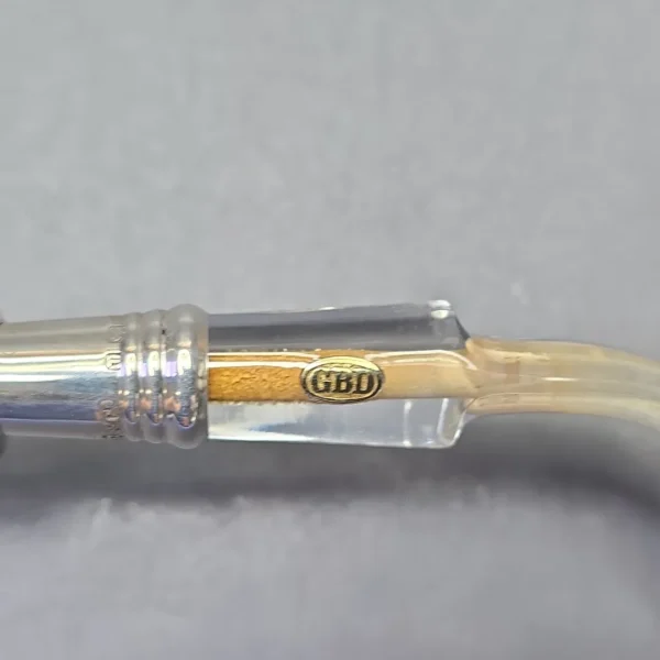 GBD (1954) Virgin Collector Smooth Oom Paul with Silver, Perspex, and Briar Shank Extension (Estate) - Image 14