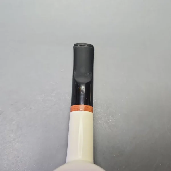MBSD Meerschaum Deluxe Smooth Poker with Briar-Mortise (New) - Image 8