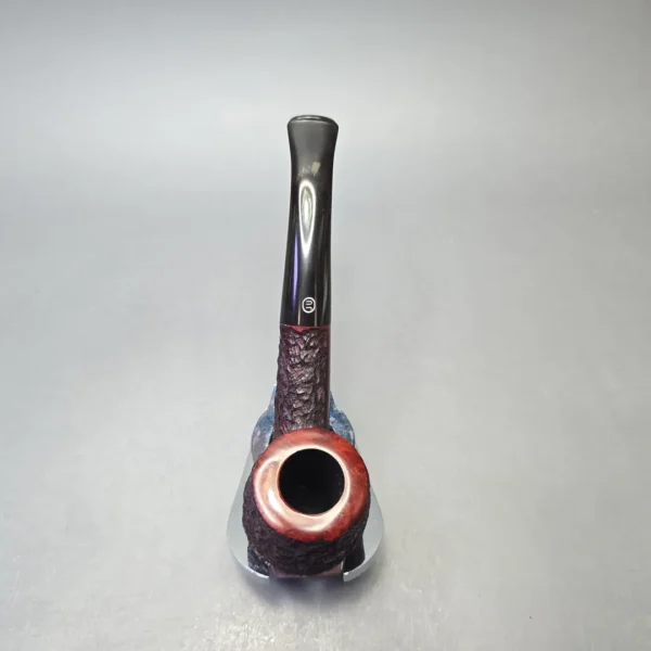James Upshall Bark Group 6 Partially Rusticated Bent Billiard (Unsmoked Estate) - Image 8