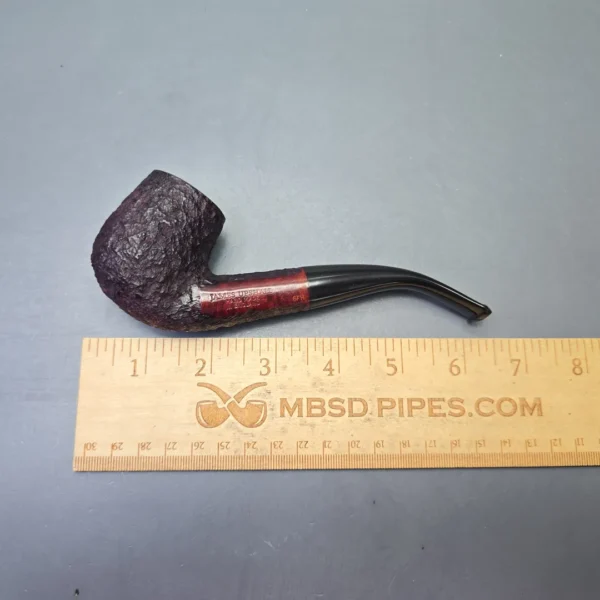 James Upshall Bark Group 6 Partially Rusticated Bent Billiard (Unsmoked Estate) - Image 11
