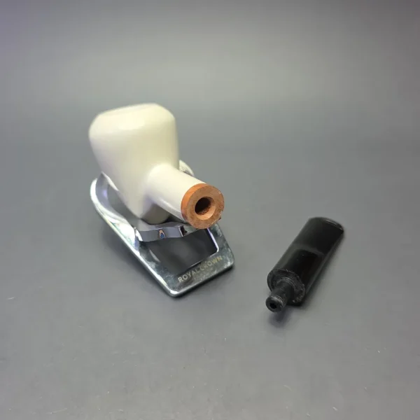MBSD Meerschaum Deluxe Compact Smooth Acorn with Briar-Mortise (New) - Image 11
