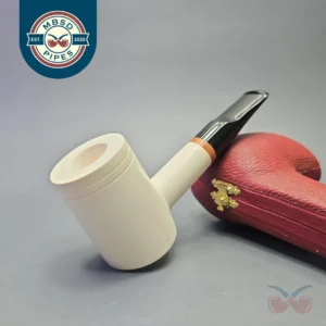MBSD Meerschaum Deluxe Smooth Poker with Briar-Mortise (New)