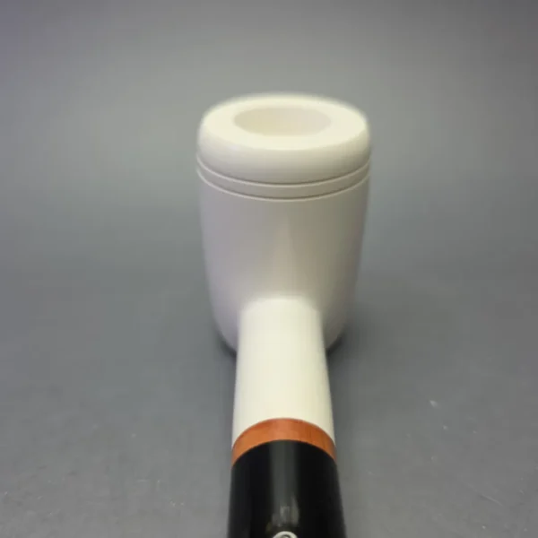 MBSD Meerschaum Deluxe Smooth Poker with Briar-Mortise (New) - Image 7