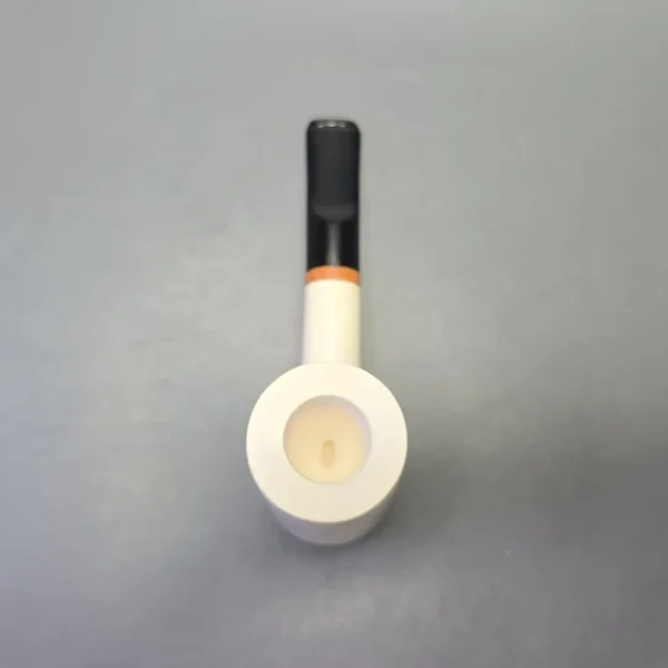 MBSD Meerschaum Deluxe Smooth Poker with Briar-Mortise (New) - Image 9