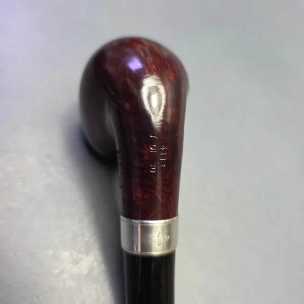 Dunhill (2023) Ernest Shackleton Bruyere 4113 Smooth Bent Apple with Silver & Silver Tamper (Unsmoked Estate) - Image 13