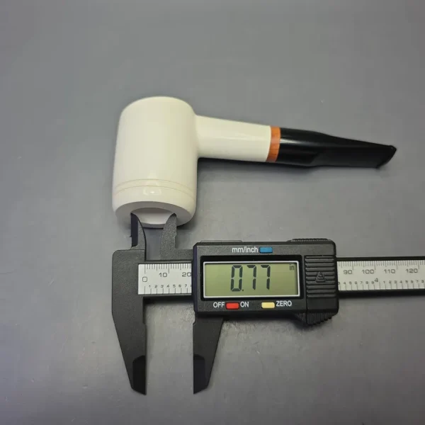MBSD Meerschaum Deluxe Smooth Poker with Briar-Mortise (New) - Image 11