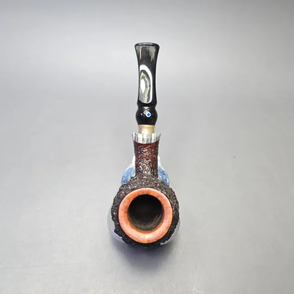 Ardor Urano Fantasy Rusticated Acorn with Silver and Lucite (Estate) - Image 9