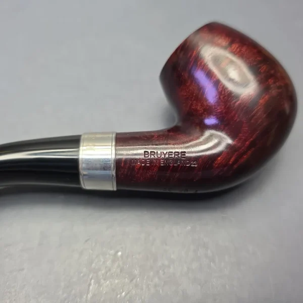 Dunhill (2023) Ernest Shackleton Bruyere 4113 Smooth Bent Apple with Silver & Silver Tamper (Unsmoked Estate) - Image 14