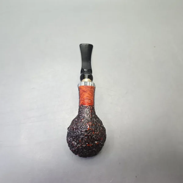 Ardor Urano Fantasy Rusticated Acorn with Silver and Lucite (Estate) - Image 10