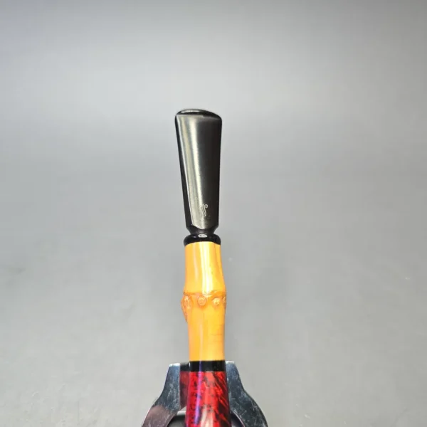 Nording 1998 Hunting Pipe "Beaver" Smooth Apple with Bamboo (Estate) - Image 8