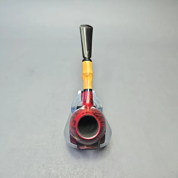 Nording 1998 Hunting Pipe "Beaver" Smooth Apple with Bamboo (Estate) - Image 7