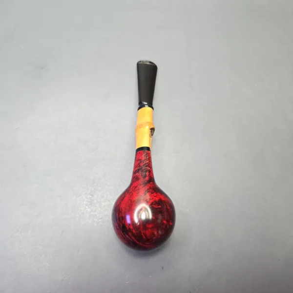 Nording 1998 Hunting Pipe "Beaver" Smooth Apple with Bamboo (Estate) - Image 9