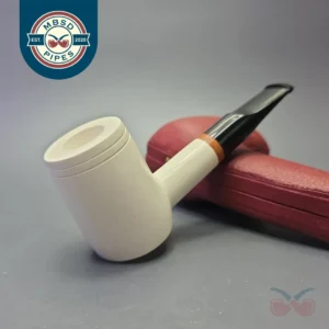 MBSD Meerschaum Deluxe Smooth Poker with Briar-Mortise (New)