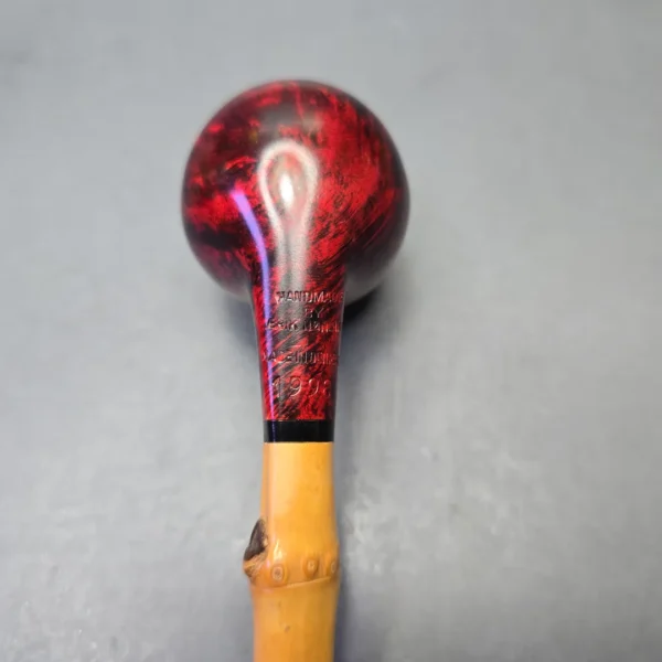 Nording 1998 Hunting Pipe "Beaver" Smooth Apple with Bamboo (Estate) - Image 10