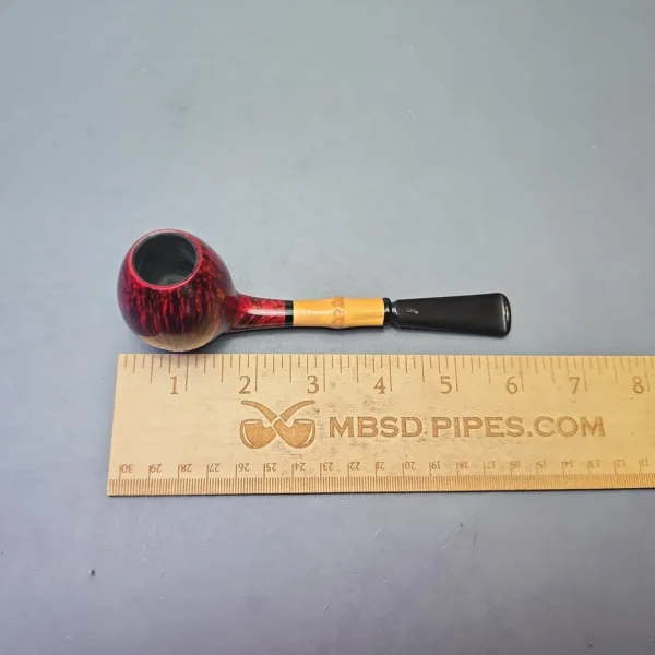 Nording 1998 Hunting Pipe "Beaver" Smooth Apple with Bamboo (Estate) - Image 12