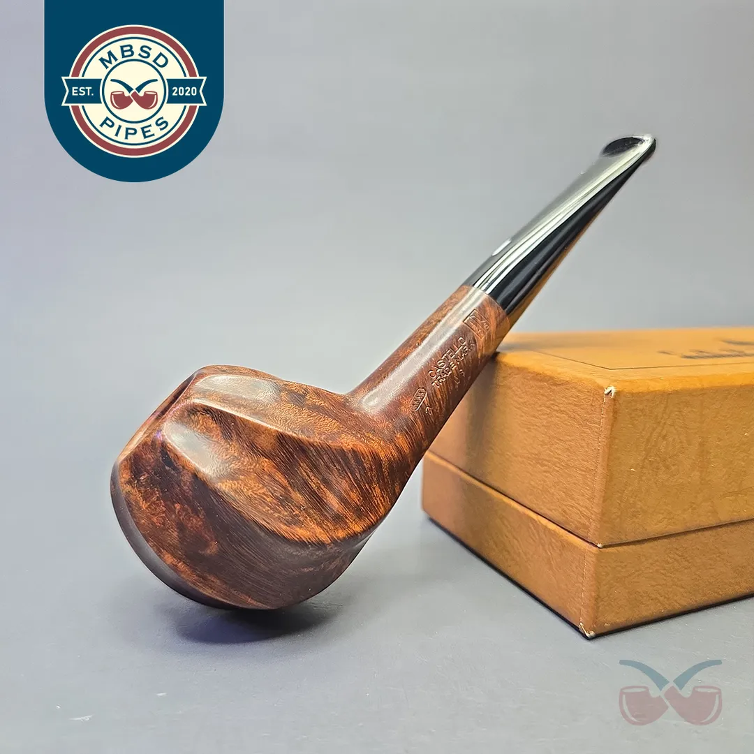 Castello (2023) Tradmark (KKKK) (Pi) Smooth Spiral Carved Apple (Estate)
