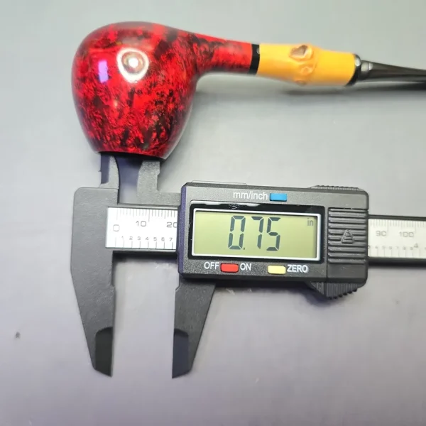 Nording 1998 Hunting Pipe "Beaver" Smooth Apple with Bamboo (Estate) - Image 11