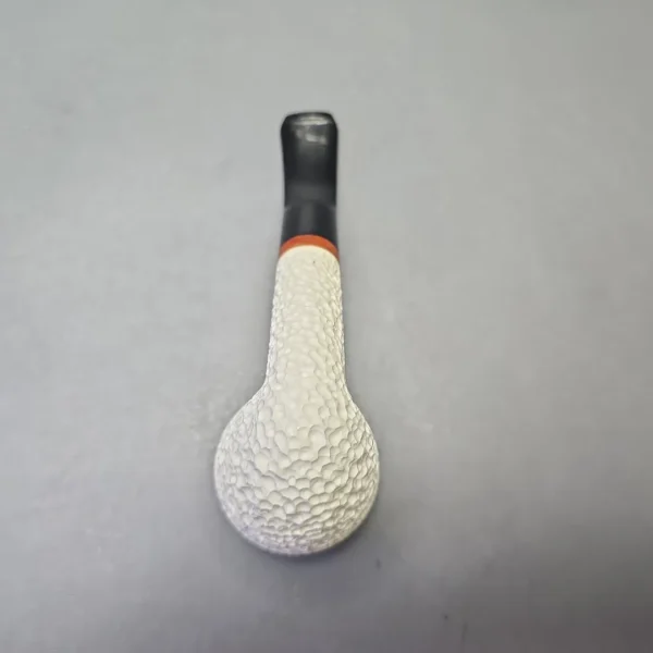 MBSD Meerschaum Deluxe Partially Rusticated Rhodesian with Briar-Mortise (New) - Image 10