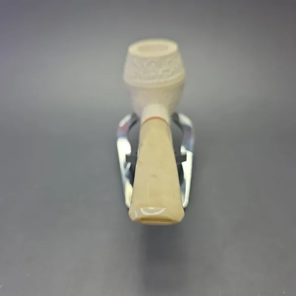 MBSD Meerschaum Deluxe Rusticated Rhodesian with Briar-Mortise (New) - Image 5