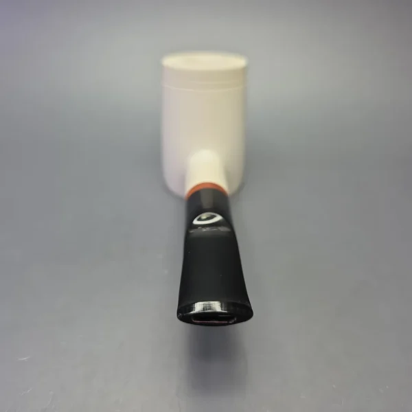 MBSD Meerschaum Deluxe Smooth Poker with Briar-Mortise (New) - Image 5