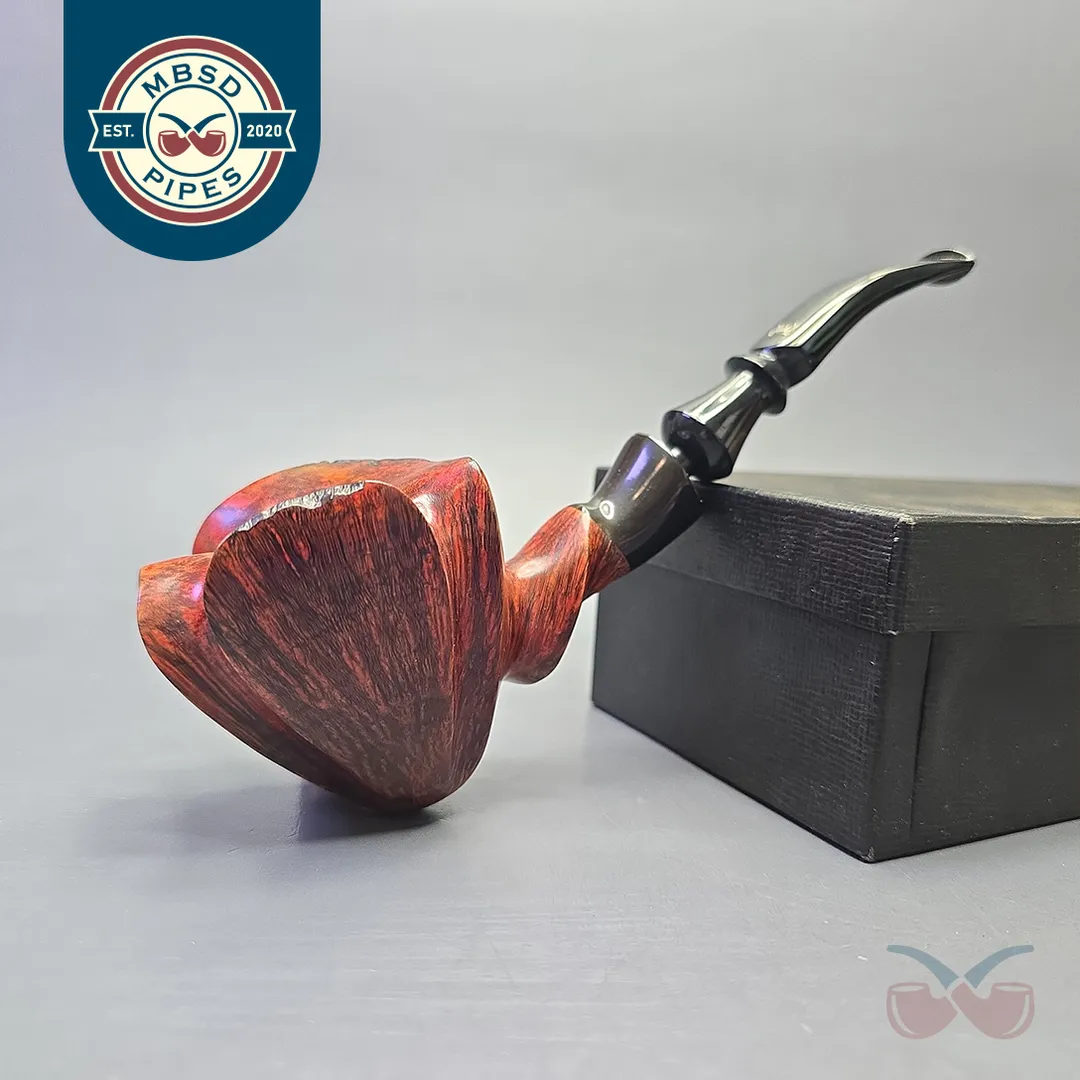 Preben Holm Fancy 200 Magnum Smooth Freehand with Ebonite Ferrule Estate Briar Pipe