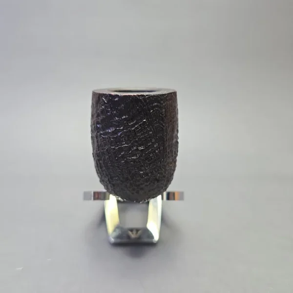 Dunhill (2000) Millennium Hallmark Shell Briar 5103 Sandblasted Billiard with Silver (Estate) - Image 3