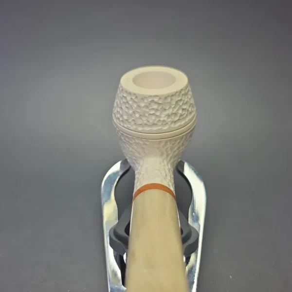 MBSD Meerschaum Deluxe Rusticated Rhodesian with Briar-Mortise (New) - Image 6