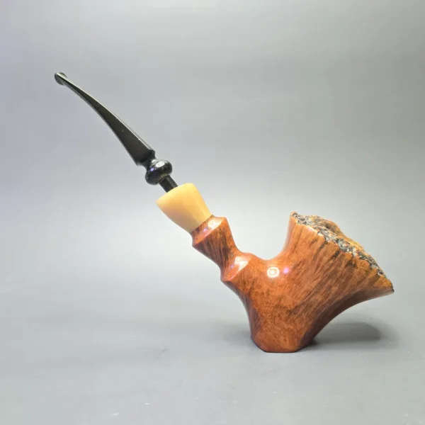 Preben Holm Hand Cut (5) Magnum Smooth Freehand Sitter with Horn (Unsmoked Estate) - Image 4