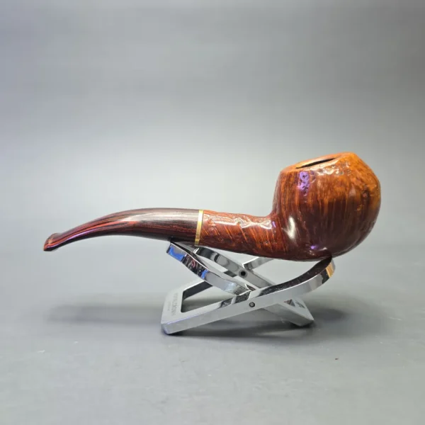 Savinelli Alligator 673 Partially Rusticated Bulldog with Cumberland (Estate) - Image 4