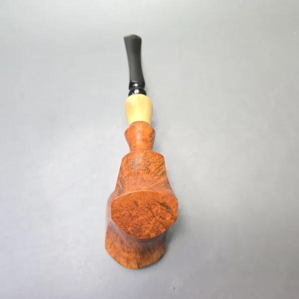 Preben Holm Hand Cut (5) Magnum Smooth Freehand Sitter with Horn (Unsmoked Estate) - Image 9