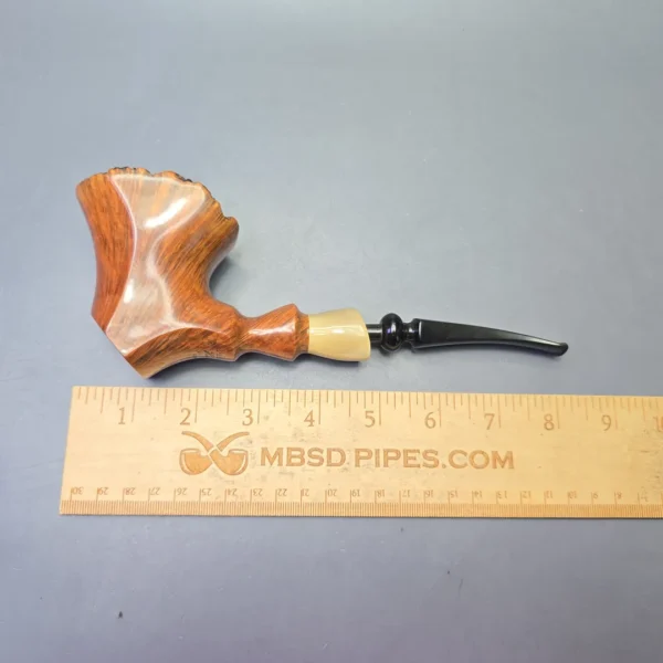 Preben Holm Hand Cut (5) Magnum Smooth Freehand Sitter with Horn (Unsmoked Estate) - Image 11