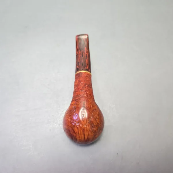 Savinelli Alligator 673 Partially Rusticated Bulldog with Cumberland (Estate) - Image 9