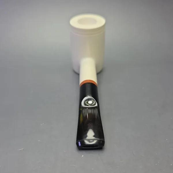 MBSD Meerschaum Deluxe Smooth Poker with Briar-Mortise (New) - Image 6