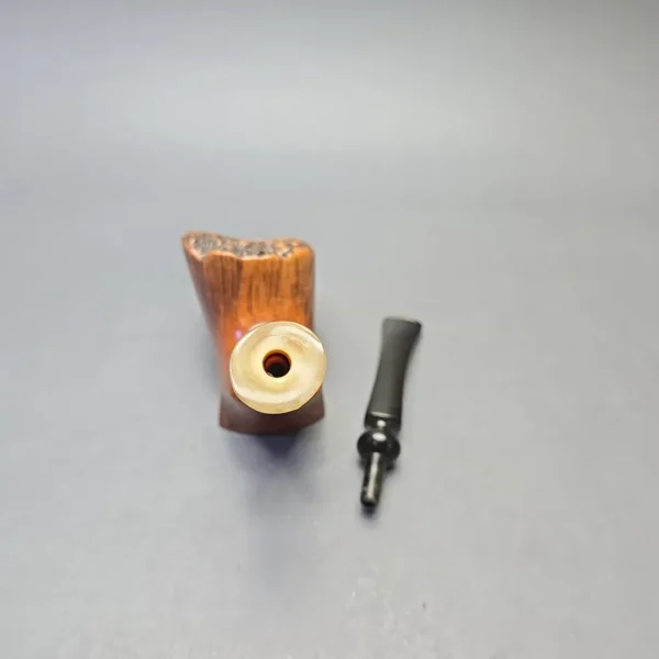 Preben Holm Hand Cut (5) Magnum Smooth Freehand Sitter with Horn (Unsmoked Estate) - Image 13