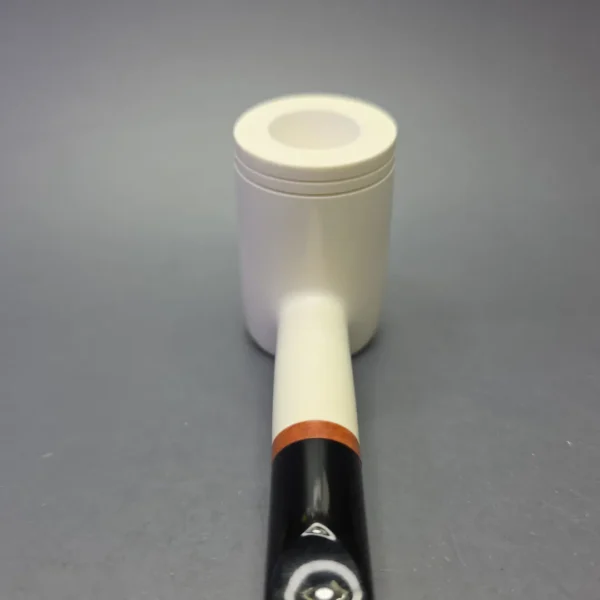 MBSD Meerschaum Deluxe Smooth Poker with Briar-Mortise (New) - Image 5