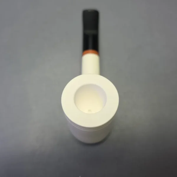 MBSD Meerschaum Deluxe Smooth Poker with Briar-Mortise (New) - Image 7