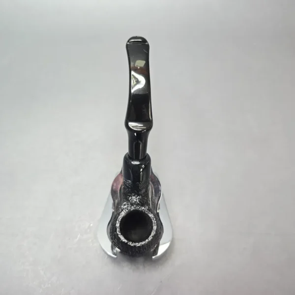 Peterson 2025 Halloween Pipe 317 Sandblasted Bent Billiard (Estate) - Image 8