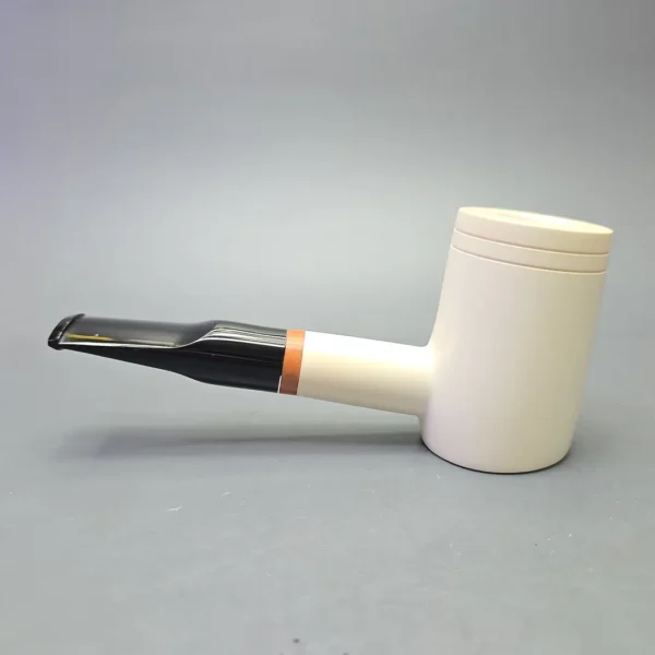 MBSD Meerschaum Deluxe Smooth Poker with Briar-Mortise (New) - Image 5