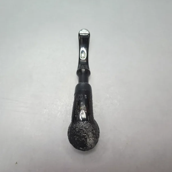 Peterson 2025 Halloween Pipe 317 Sandblasted Bent Billiard (Estate) - Image 9