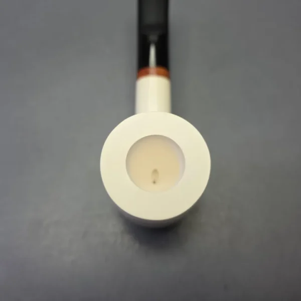 MBSD Meerschaum Deluxe Smooth Poker with Briar-Mortise (New) - Image 7