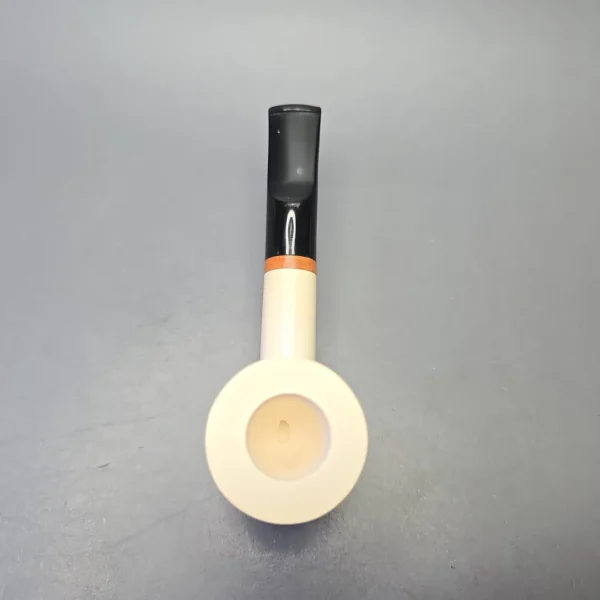 MBSD Meerschaum Deluxe Smooth Poker with Briar-Mortise (New) - Image 9