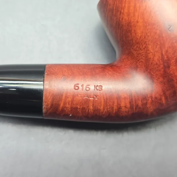 Savinelli Florence 616 KS Smooth Bent Billiard (6mm) (Unsmoked Estate) - Image 11