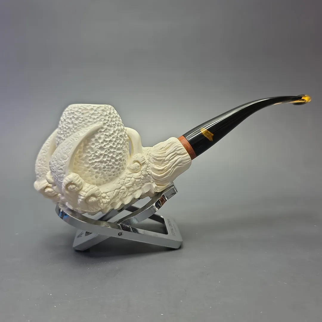 MBSD Meerschaum Deluxe Magnum Claw with Briar-Mortise (New) - Image 2