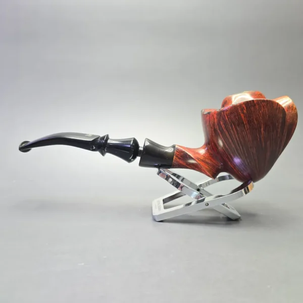 Preben Holm Fancy 200 Magnum Smooth Freehand with Ebonite Ferrule Estate Briar Pipe - Image 4